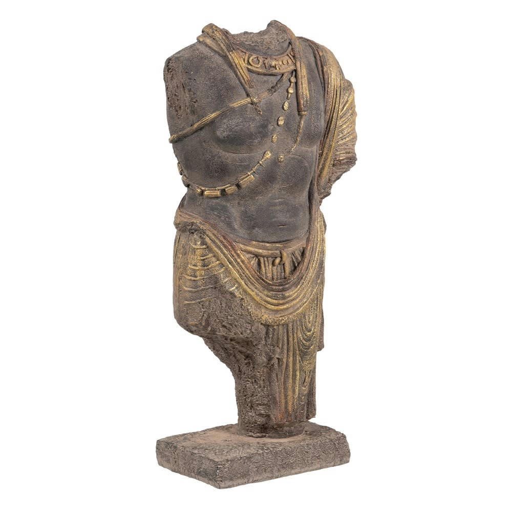 - Statue buste de guerrier antique H76cm