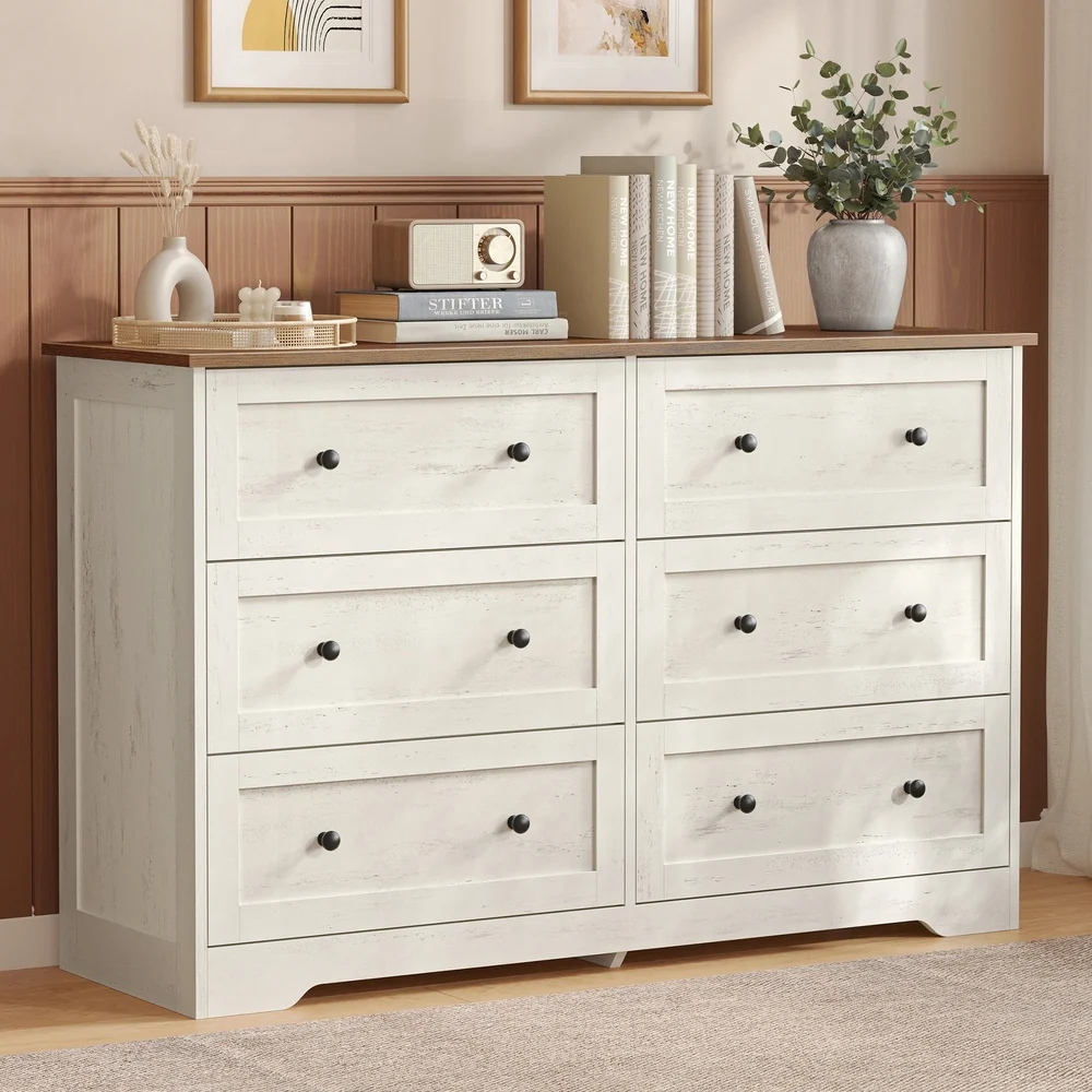 Commode de chambre avec tiroirs style cottage