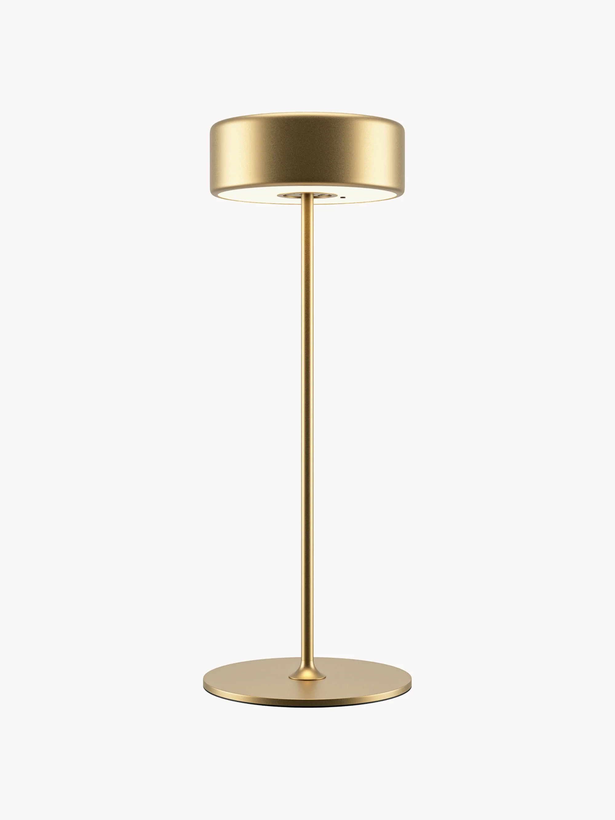 Kleine dimmbare LED-Tischlampe AI Collaboration aus Metall