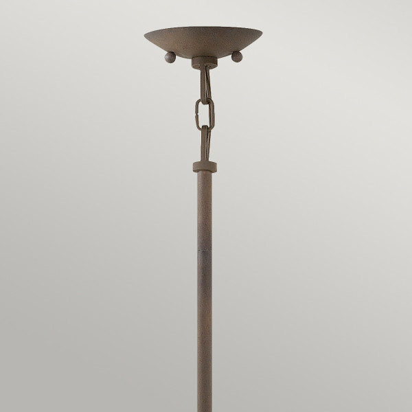 Lampa sufitowa zewnętrzna Carson vintage żelazo 1 x E27 x 40W IP44 Hinkley