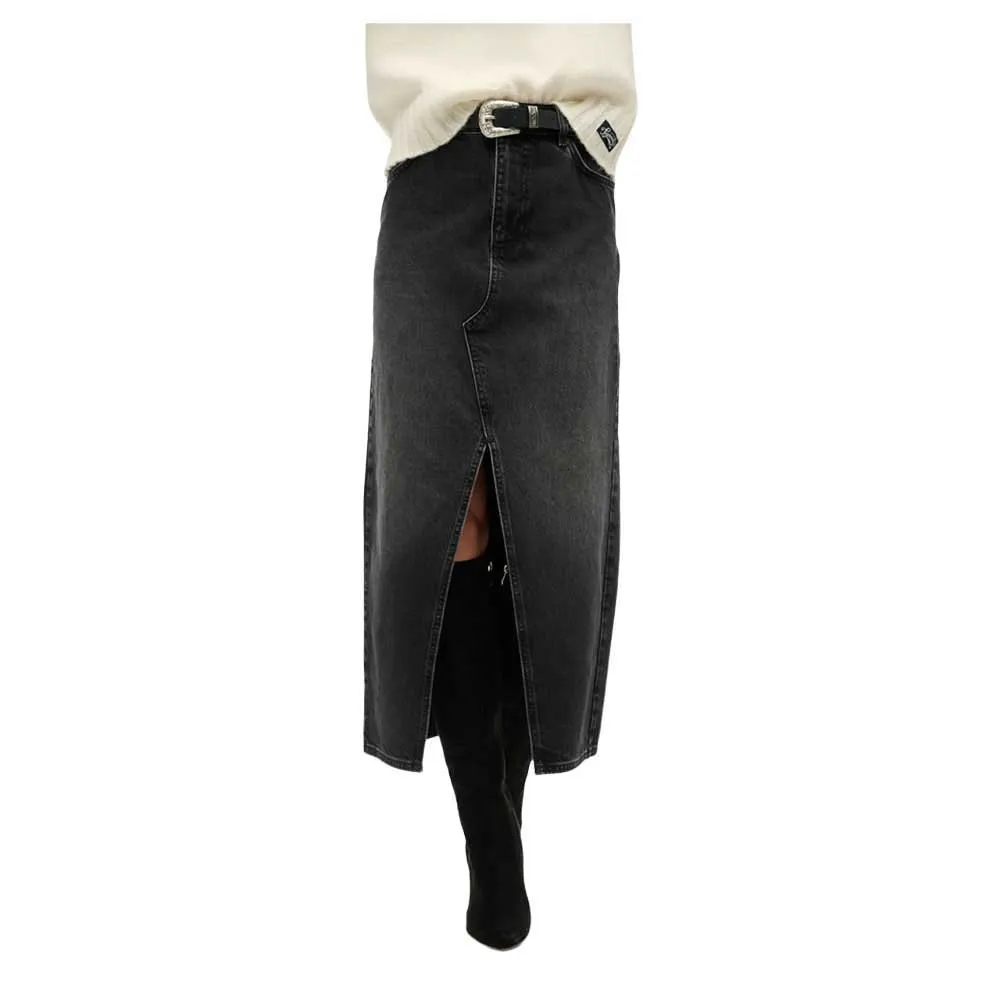 Superdry Split midi skirt