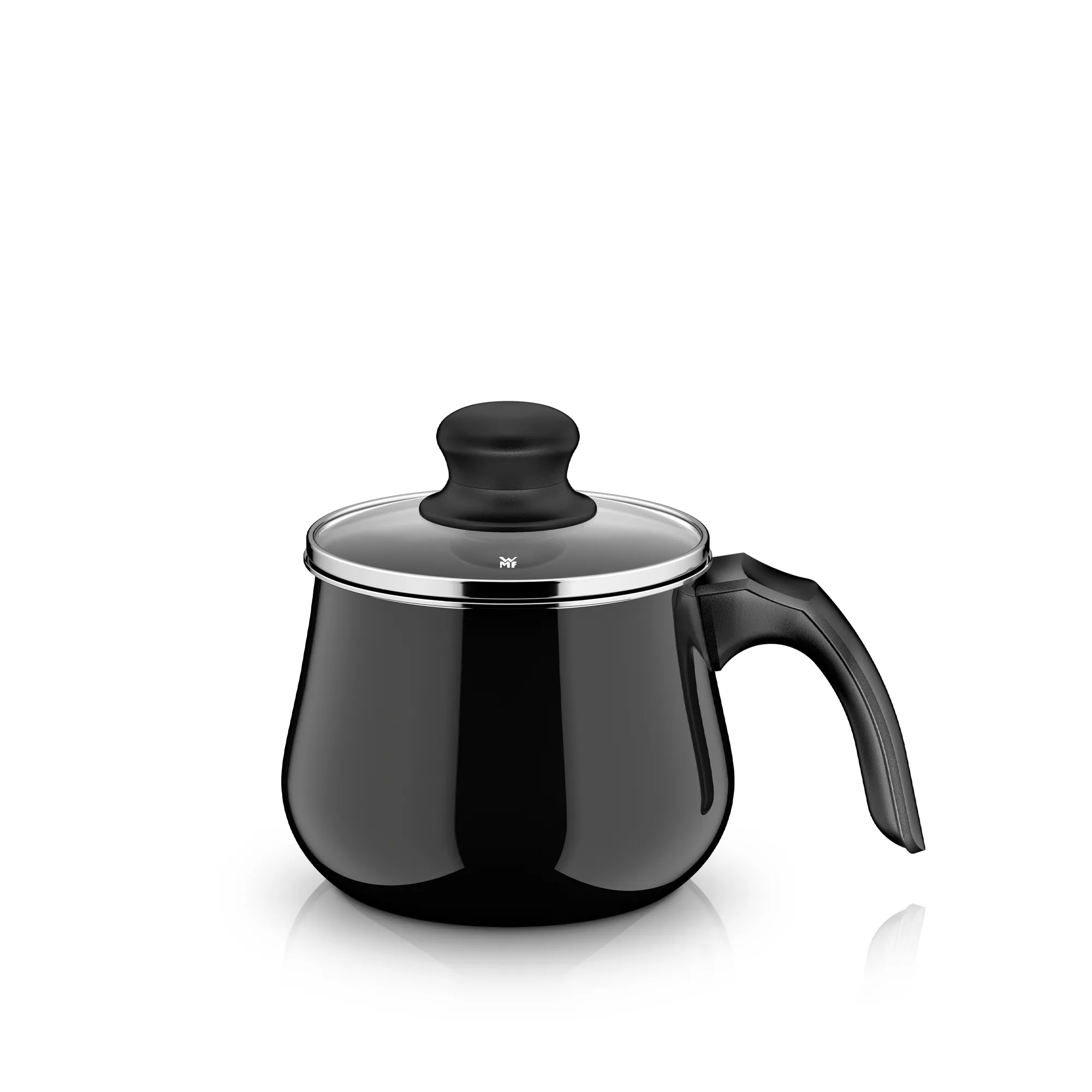 Fusiontec Mineral Pro, Mini Pot With Lid, 12 cm Milk Pot, Black