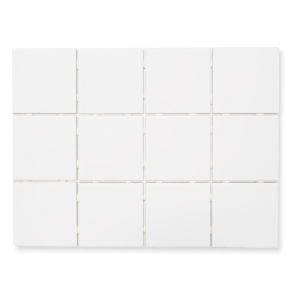 FLIS SILK PANEW 10X10CM 1.44M²/PK HVIT