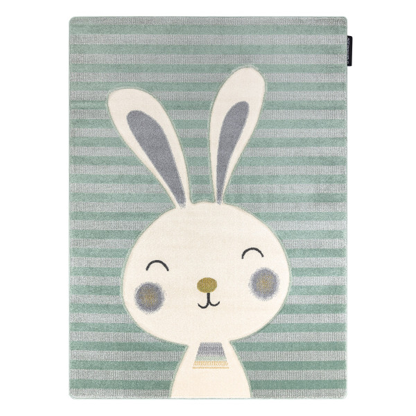 Dywan PETIT RABBIT królik, króliczek zielony 140x190 cm