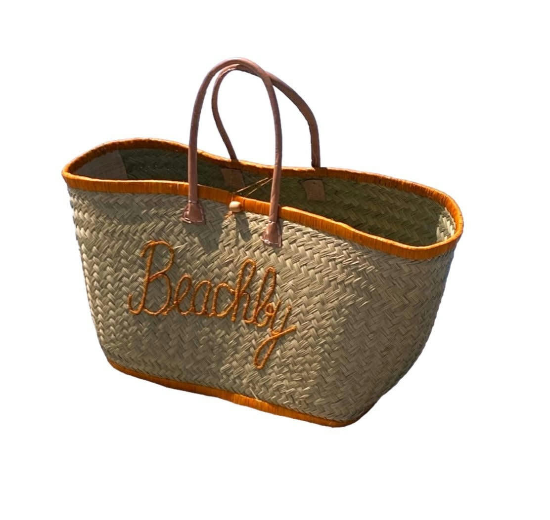 "PASIKA" - Panier Aravola "Pasika" brodé safran