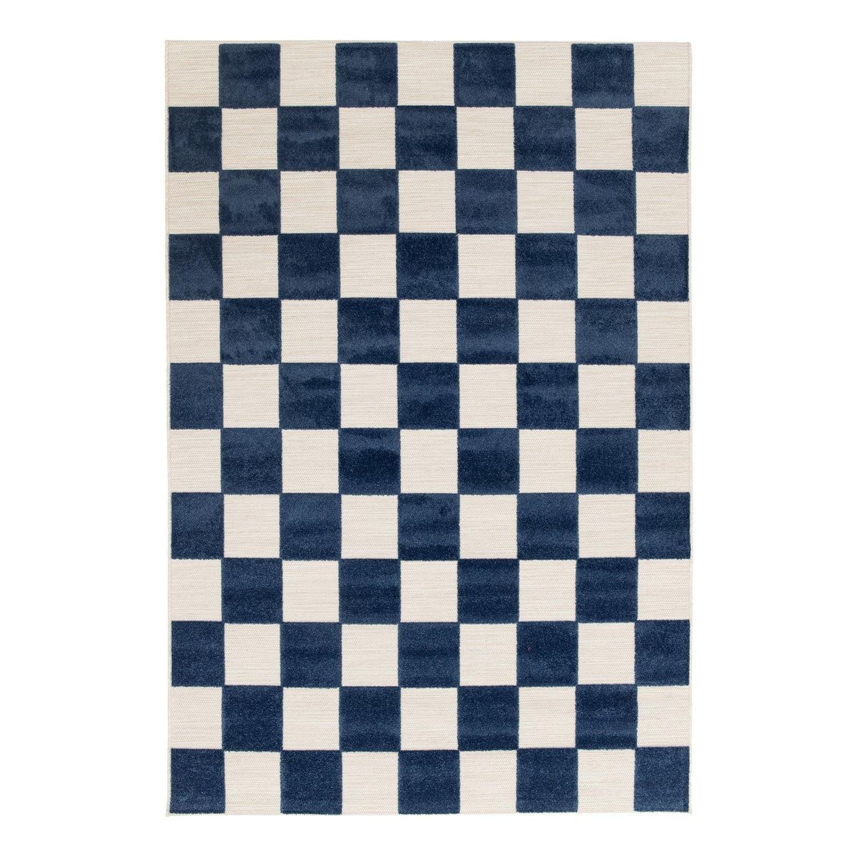 AFK Living vloerkleed Kleine Tegels - voor binnen en buiten - blauw - 160 x 230 cm