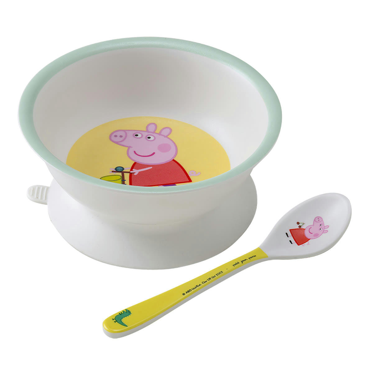 PEPPA PIG - Bol ventouse avec cuillère multicouleur bébé