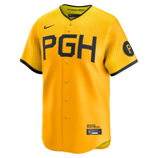 Paul Skenes Pittsburgh Pirates Nike City Connect Limited Player Jersey - Gold