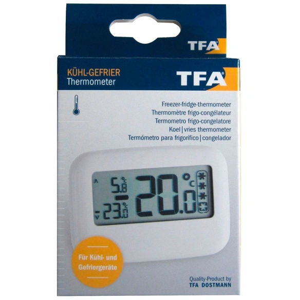 Digitalthermometer, Breite: 9,1 cm, Temperaturbereich: -30 bis 50 °C
