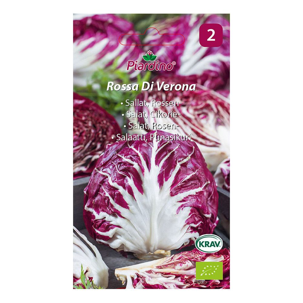 GRØNNSAKSFRØ PIARDINO SALAT ROS. ROSSA DI
