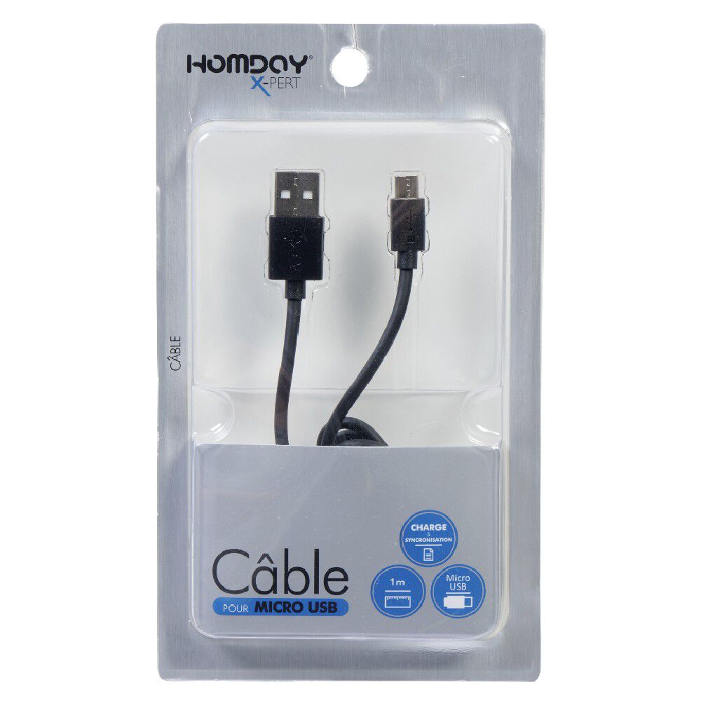 Cable de Charge et Synchronisation Micro USB
