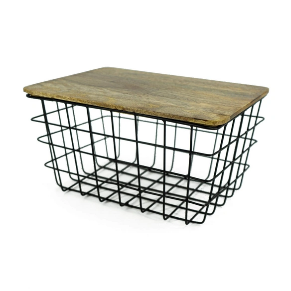 Korbset, BxH:26 x 19,5 cm, schwarz/natur