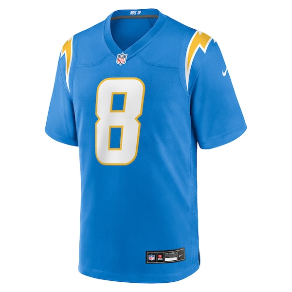 Omarion Hampton Los Angeles Chargers Nike Team Game Jersey -  Powder Blue