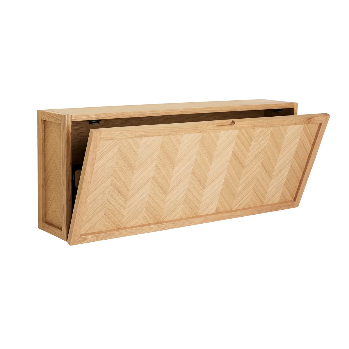 Hübsch Interior - Herringbone Schuhschrank, Eiche natur