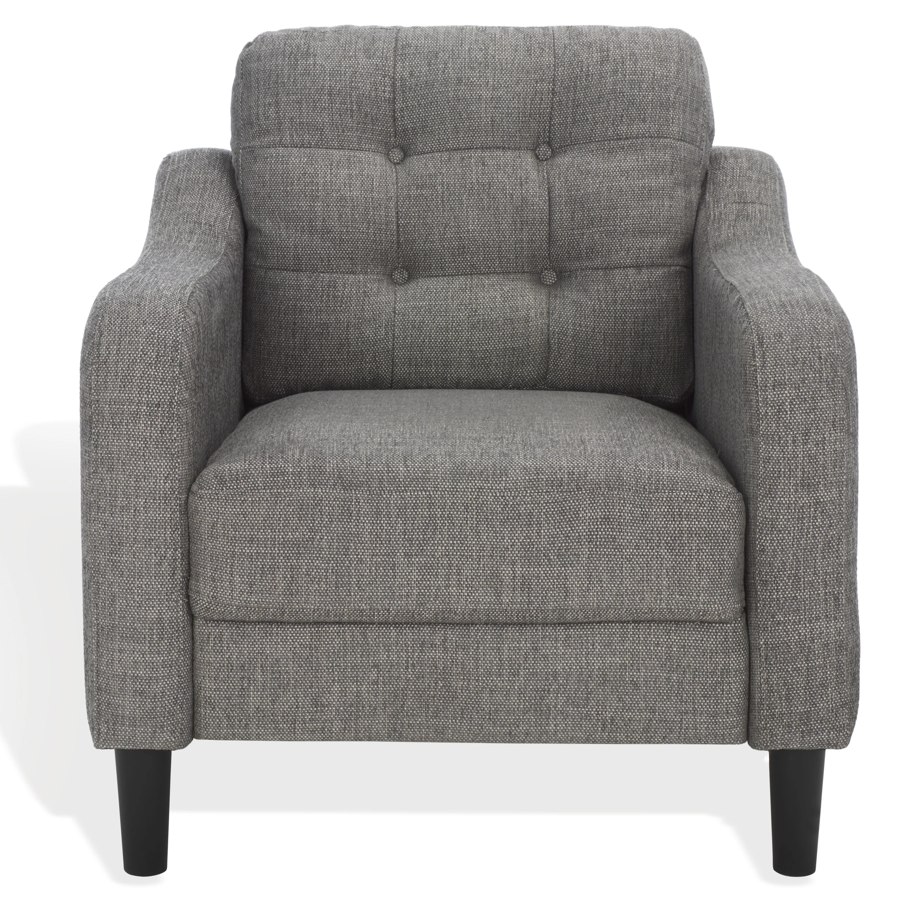 SAFAVIEH Couture Nathaniel Tufted Back Accent Chair - 32W x 32D x 34H