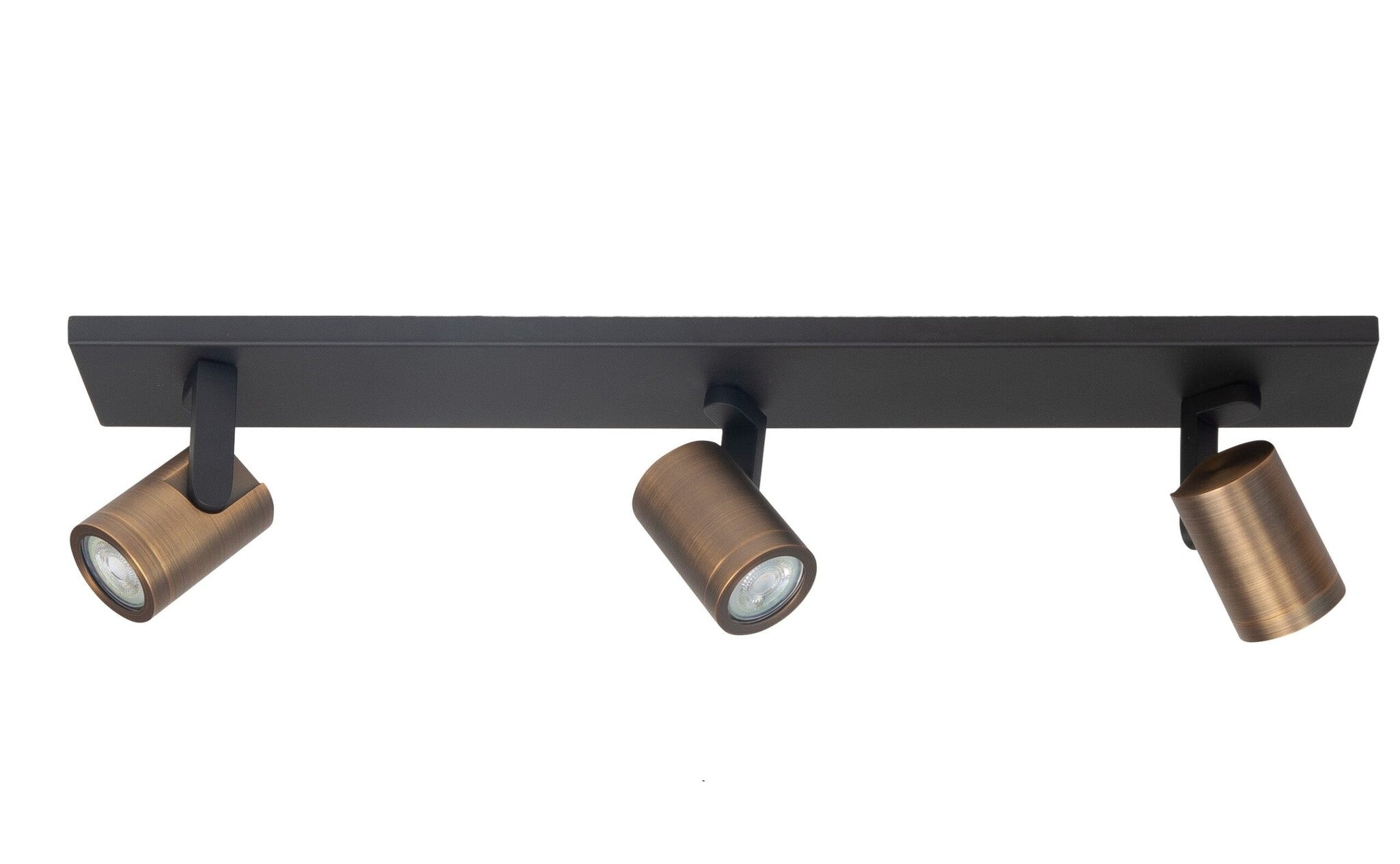 Highlight spot HALO - 3 lichts - 65 x 15  cm - zwart brons