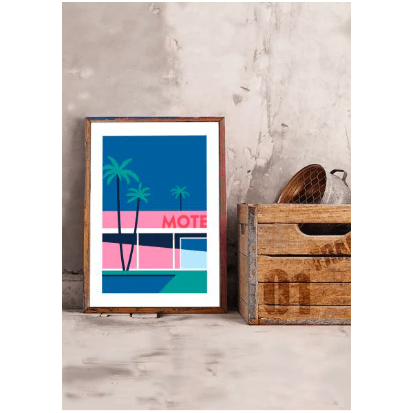 Sergeant Paper Affiche PALM SPRING HOTEL A3 30 x 42 cm