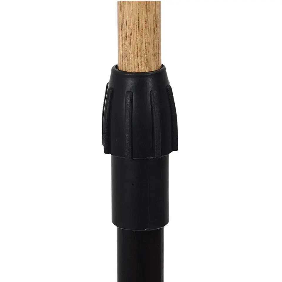 Home Deco Factory kledingrek - verstelbaar - zwart - 160 cm