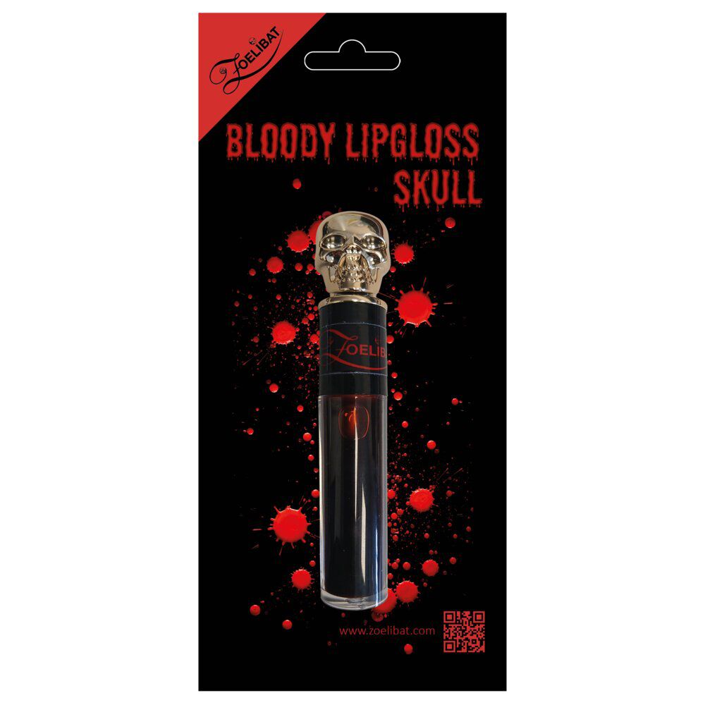 Mascara Halloween maquillage effet gore faux sang noir Ø2xH10,5cm