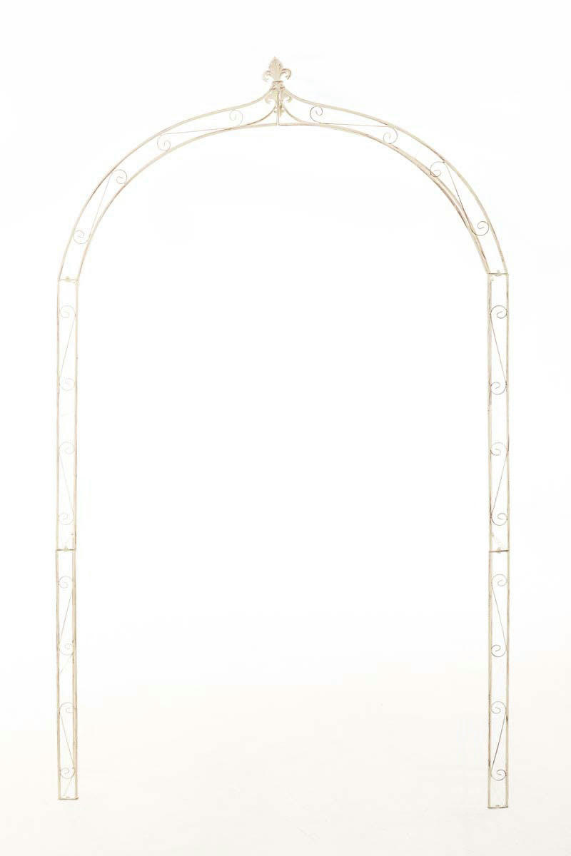 ANNA - Arche pour plantes grimpantes en métal Crème antique