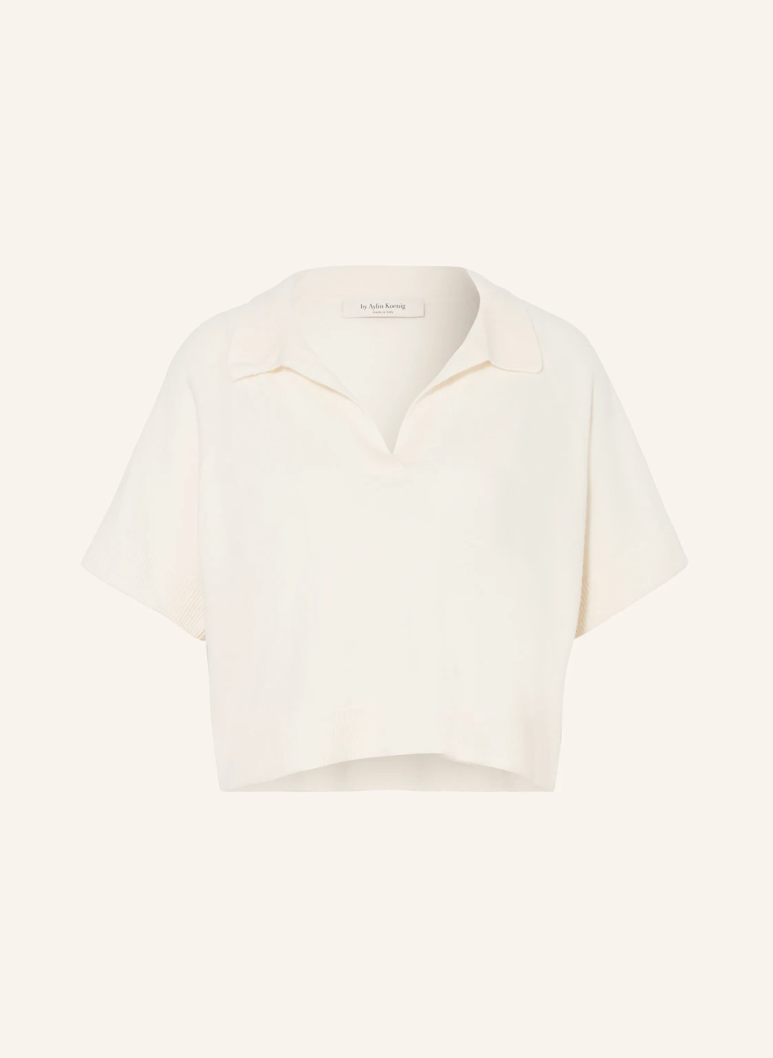 by Aylin Koenig Strick-Poloshirt ERIKA aus Merinowolle mit Cashmere