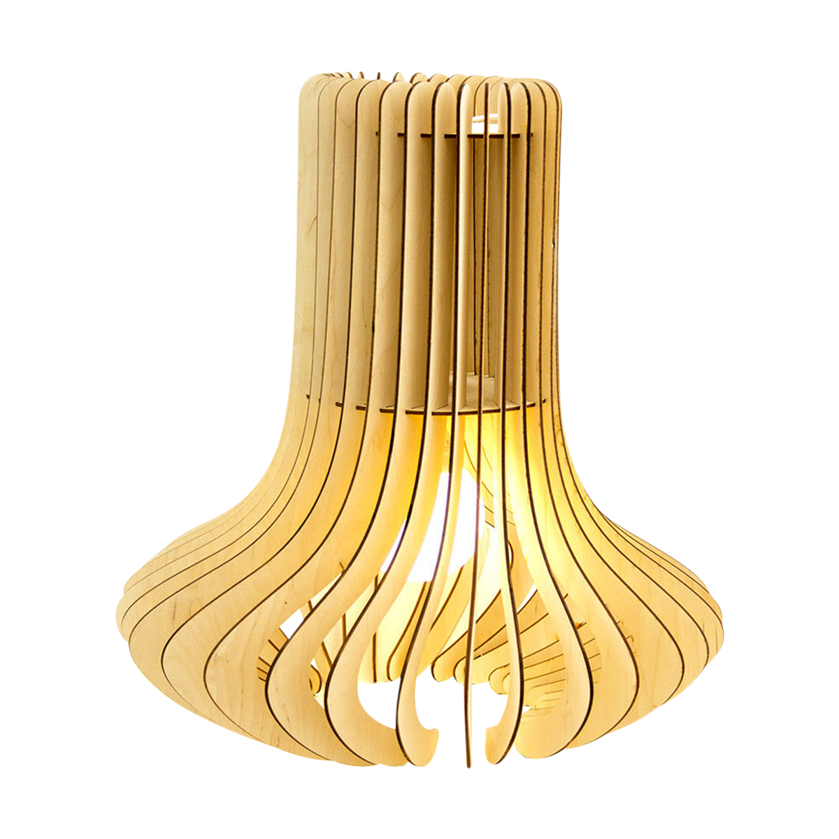 Bomerango Octopus L houten lampenkap large