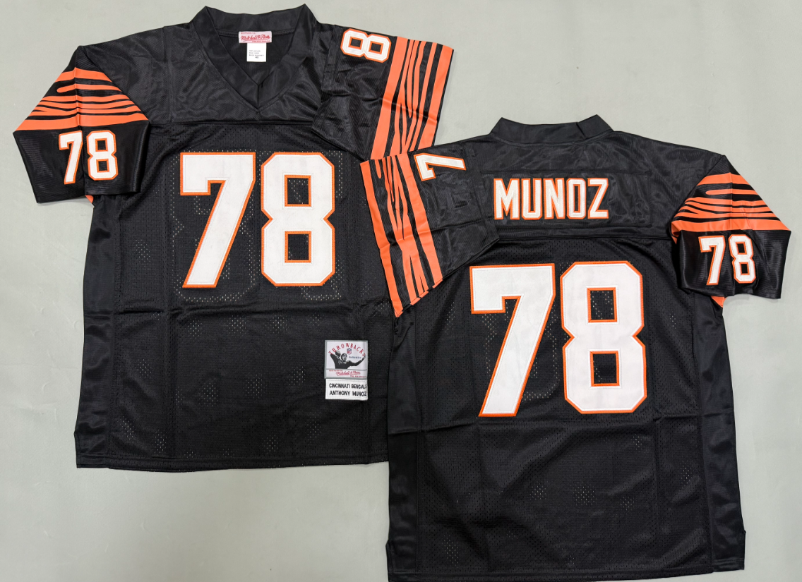 Anthony Muñoz  Cincinnati Bengals Authentic Throwback Retired Player Jersey