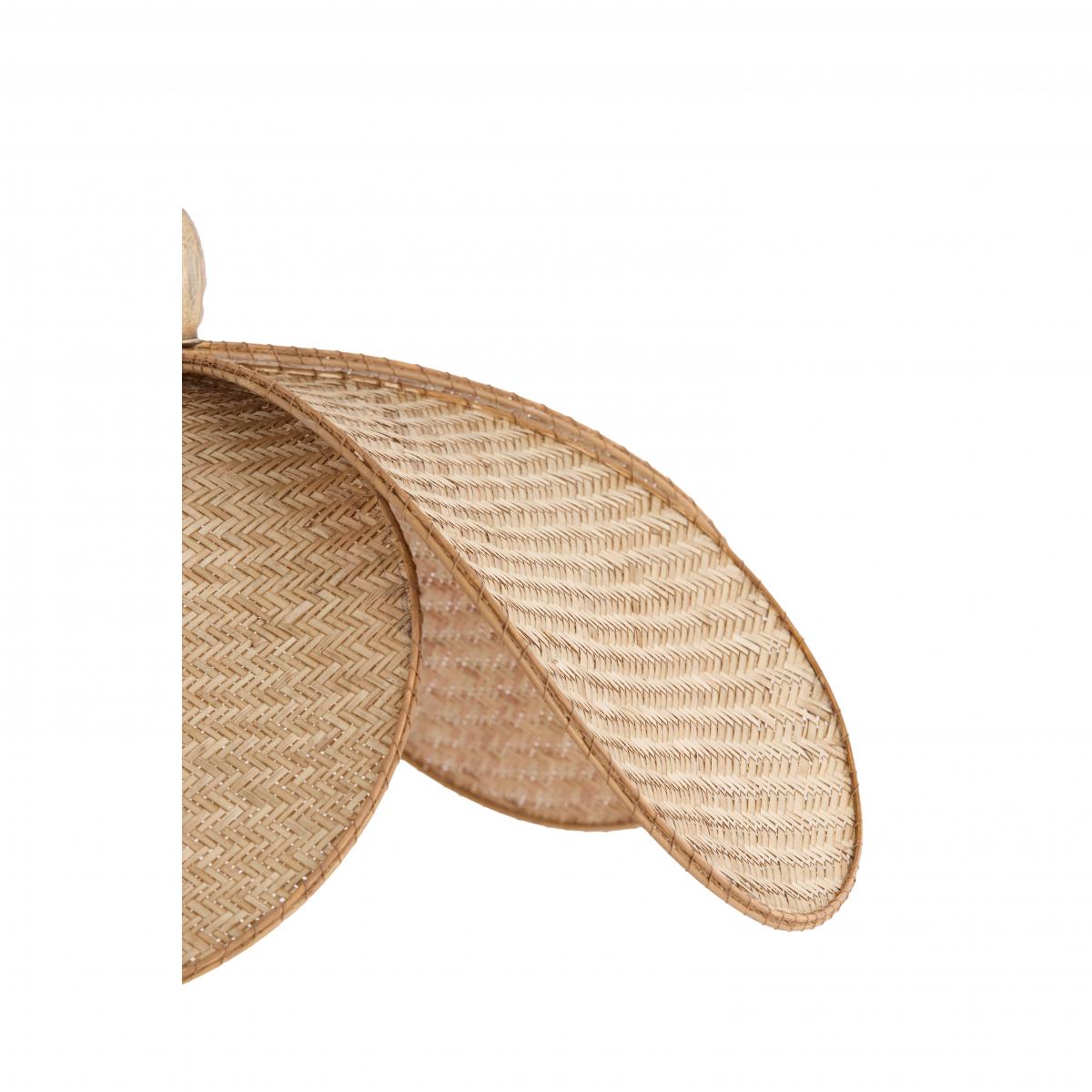 Light & Living - Lavrio hanglamp Ø48x29 cm - webbing naturel hout