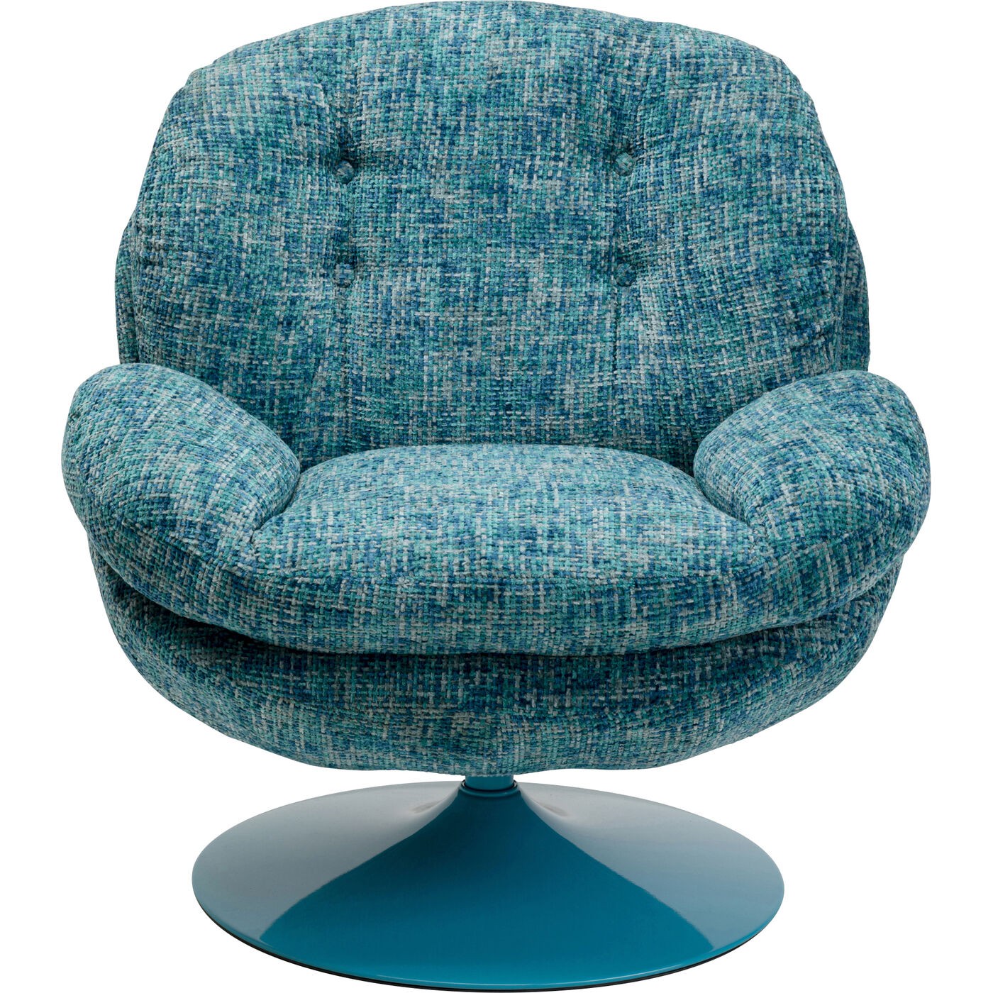 Kare Design Draaifauteuil Cosy blauw