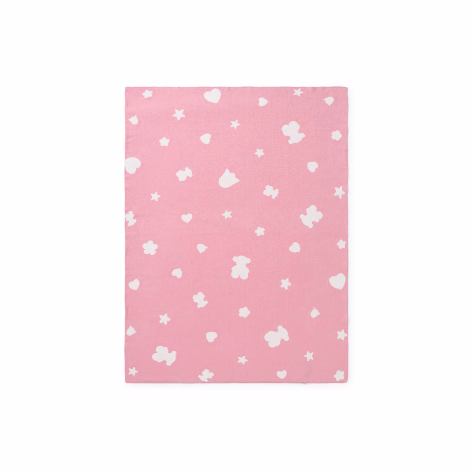 Manta de bebé reversible Nilo rosa