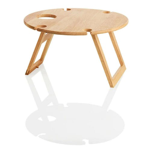 Stanley Rogers Timber Folding Picnic Table Round 50 x 25cm