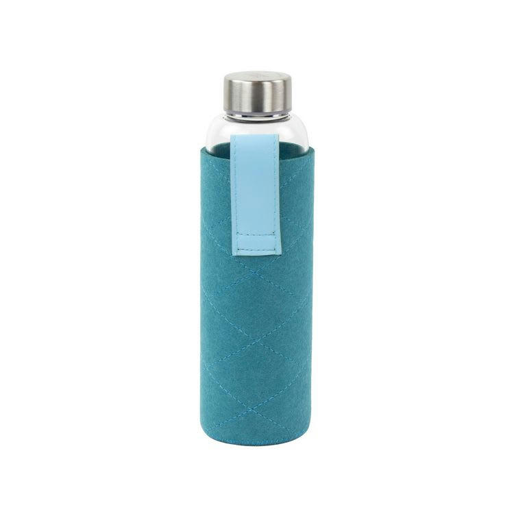 - Bouteilles en verre avec pochette en feutrine 550ml