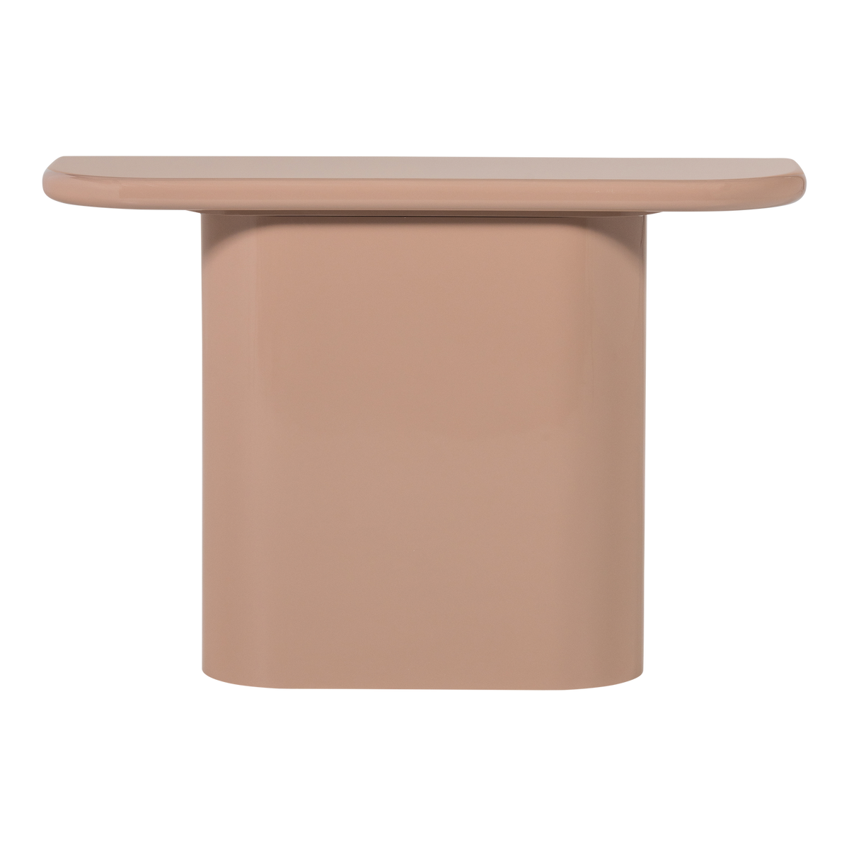 WOOOD bijzettafel Nocta - Hout - Hoogglans Lichtroze - 81x120x30