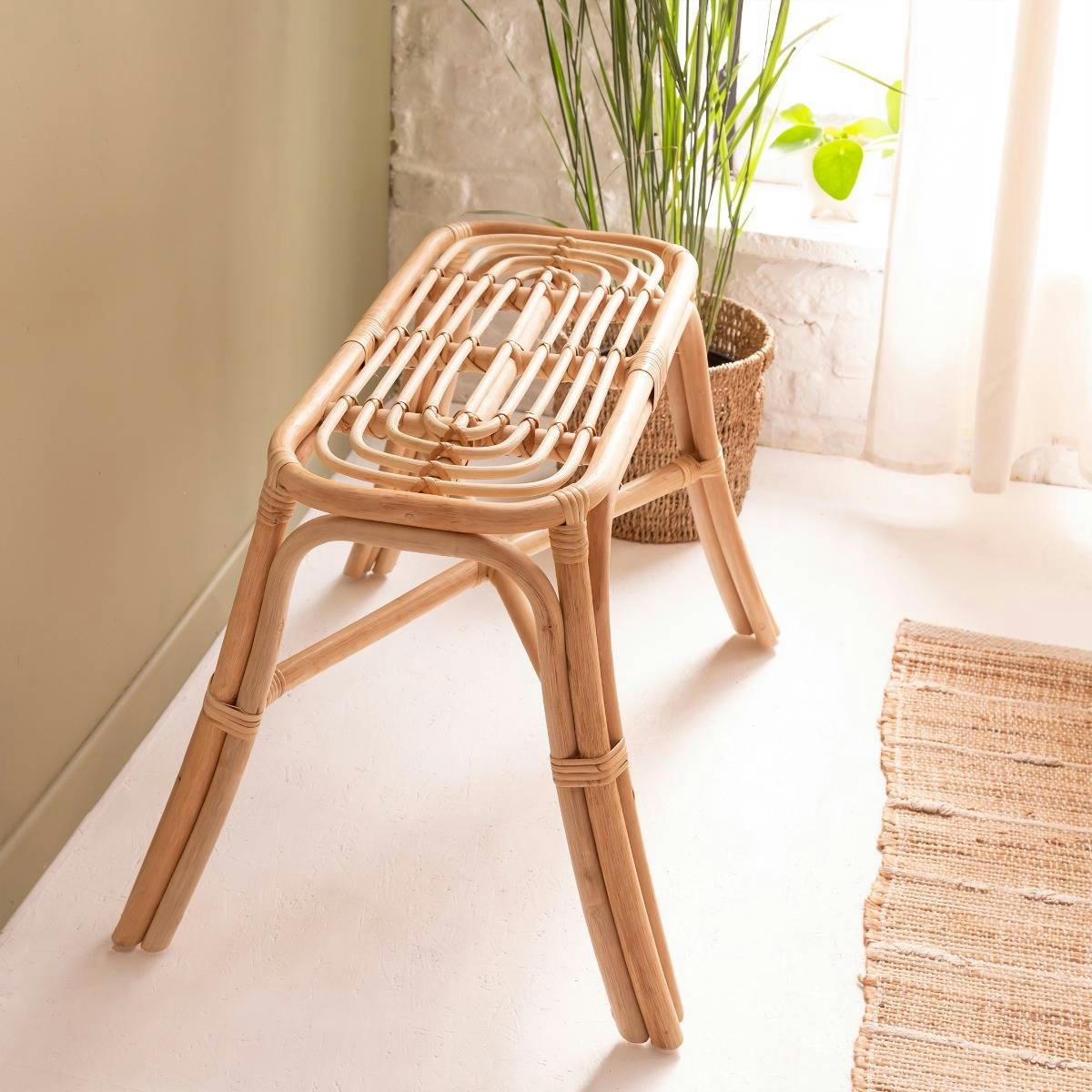 - Fauteuil en bois marron 72 cm