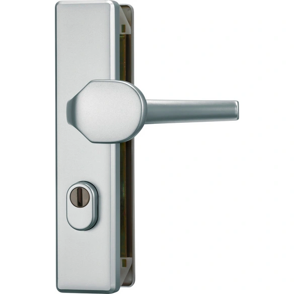 Schutzbeschlag, Stahl, aluminiumfarben
