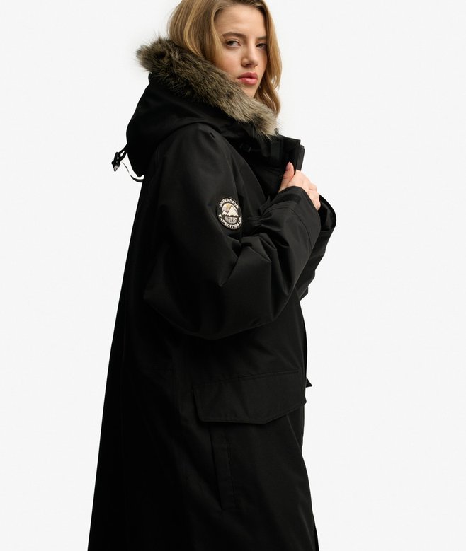Faux Fur Waterproof Everest Superdry Robe