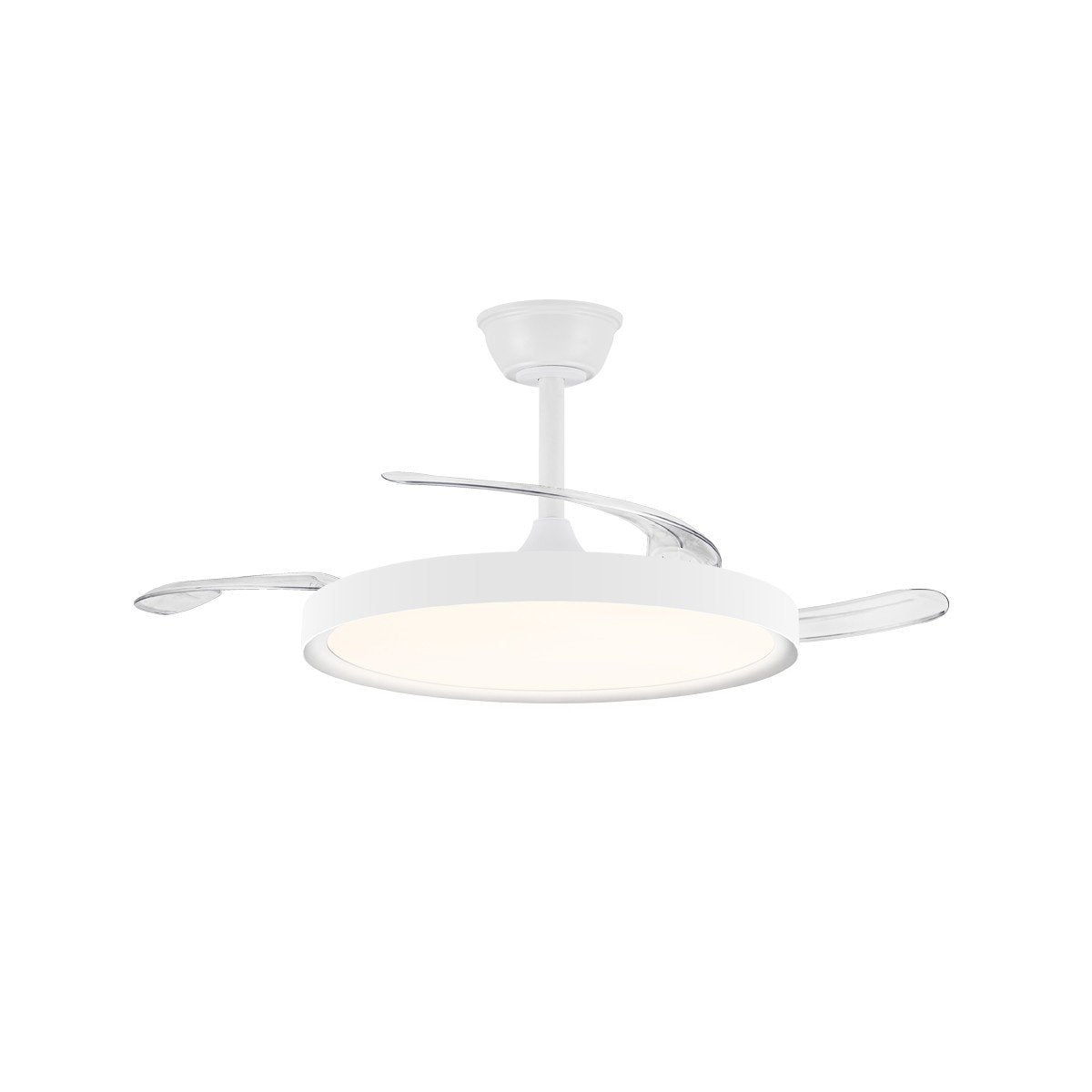 CristalRecord plafondventilator Polaris - 1 lichts - 106 x 42  cm - wit