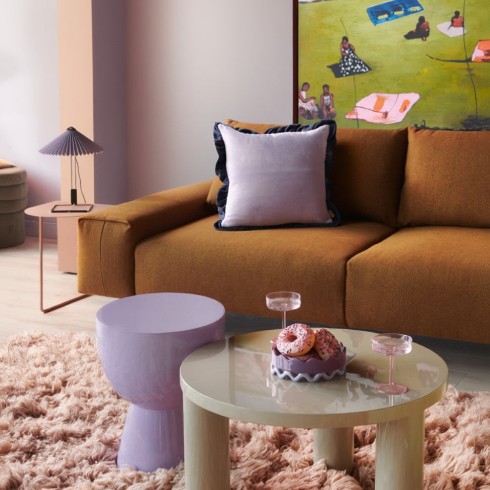 by fonQ Velou Sierkussen 50 x 50 cm - Lilac / Sweet Grape