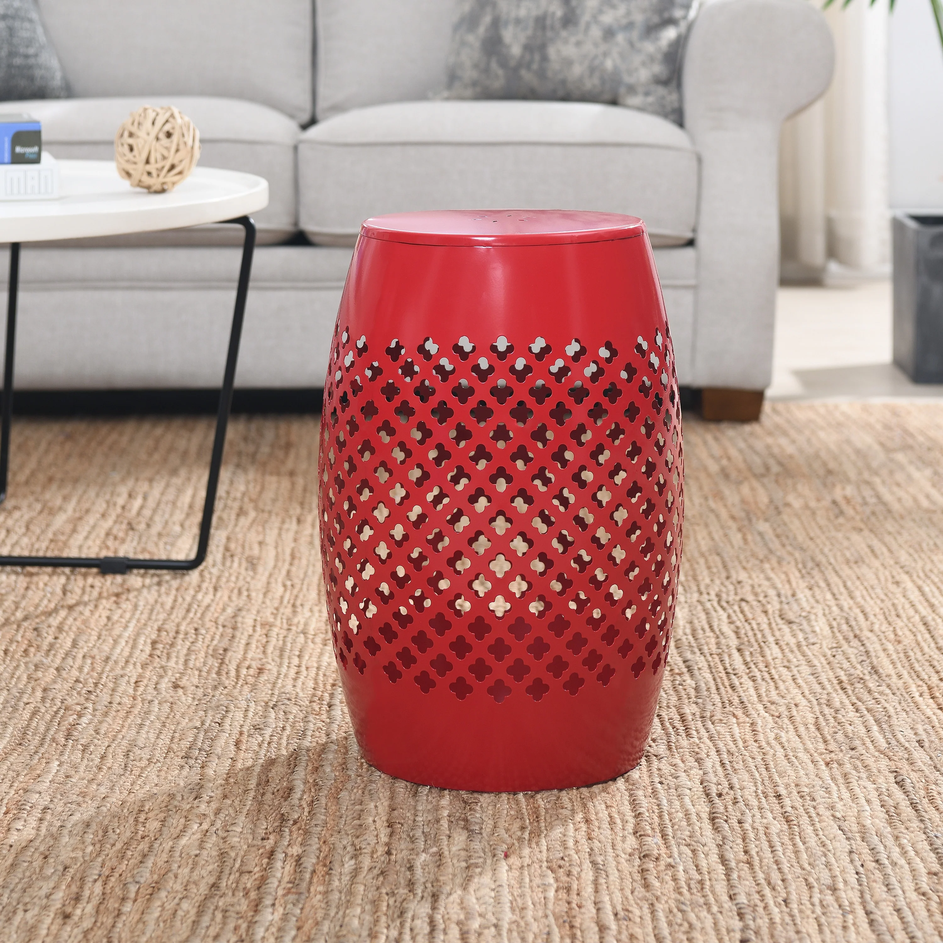 Outdoor Lace Cut Side Table