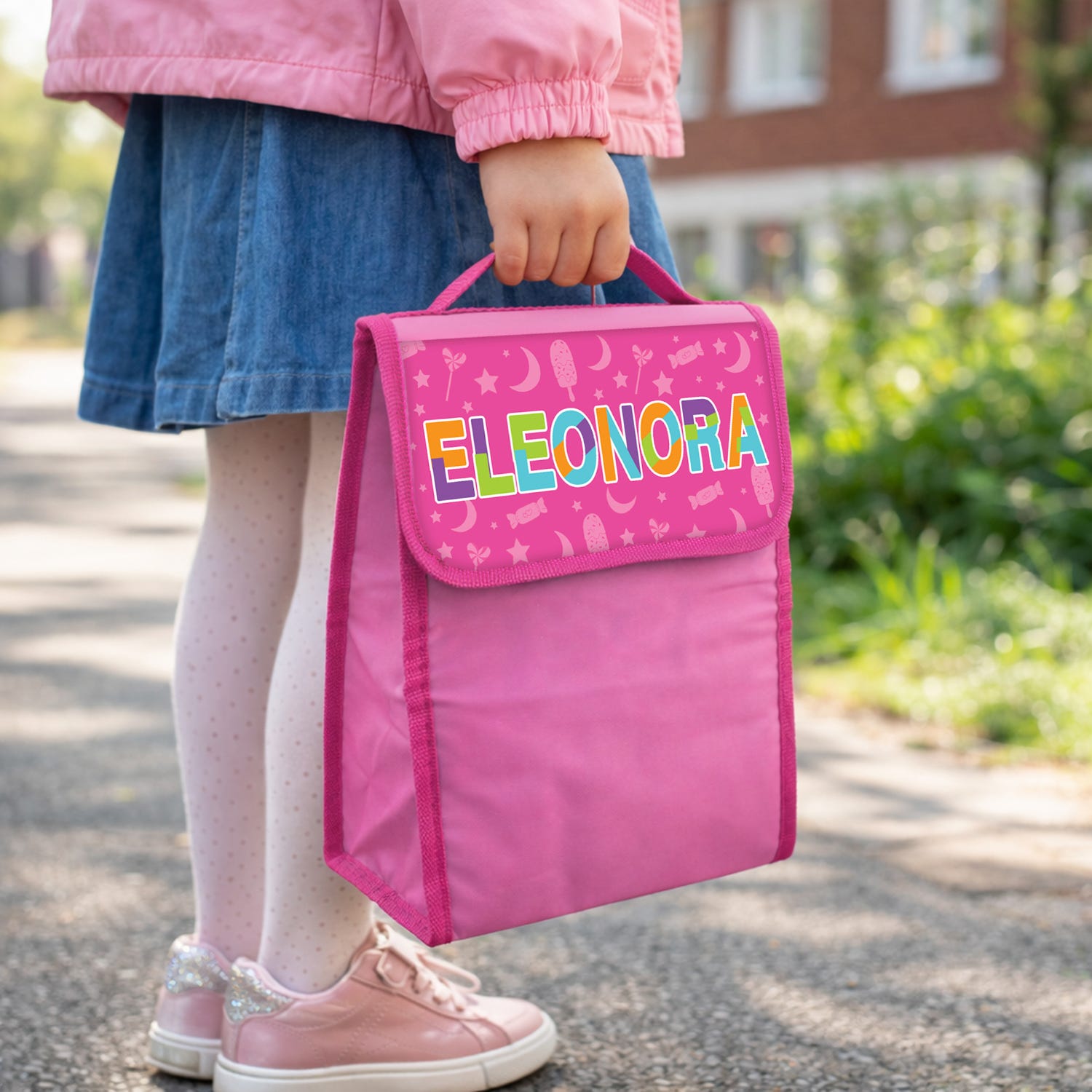 Zainetto bambina porta merenda nome Eleonora