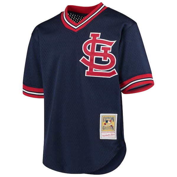 Ozzie Smith St. Louis Cardinals Youth Cooperstown Collection Mesh Batting Practice Jersey - Navy