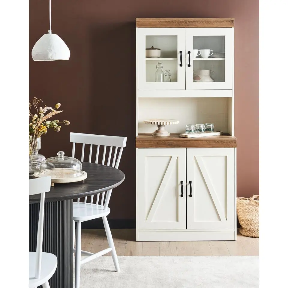 KALBARRI - Buffetkast - Gebroken wit - Vezelplaat