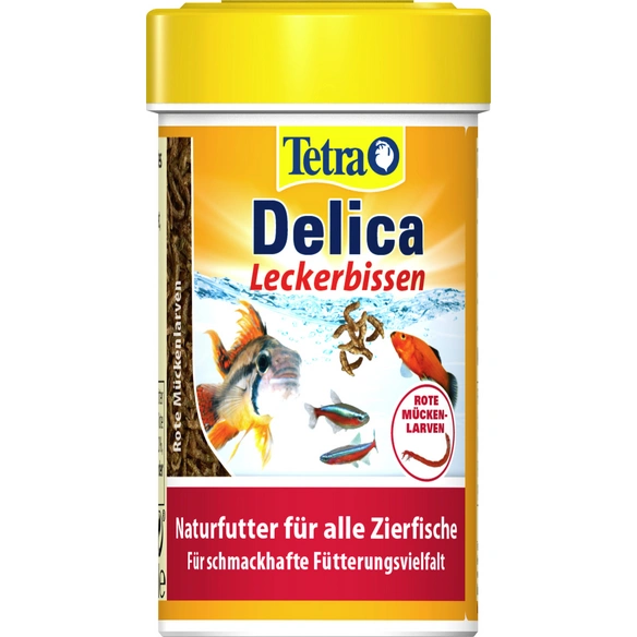 Aquariumfutter, 1 x Tetra Delica Mückenlarven 100ml