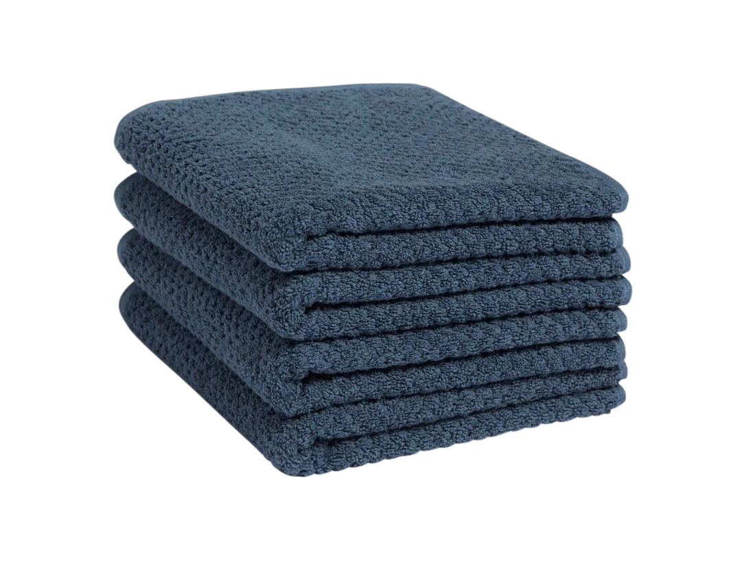 Yumeko handdoeken Dots - blue - 50x100 - 4 st