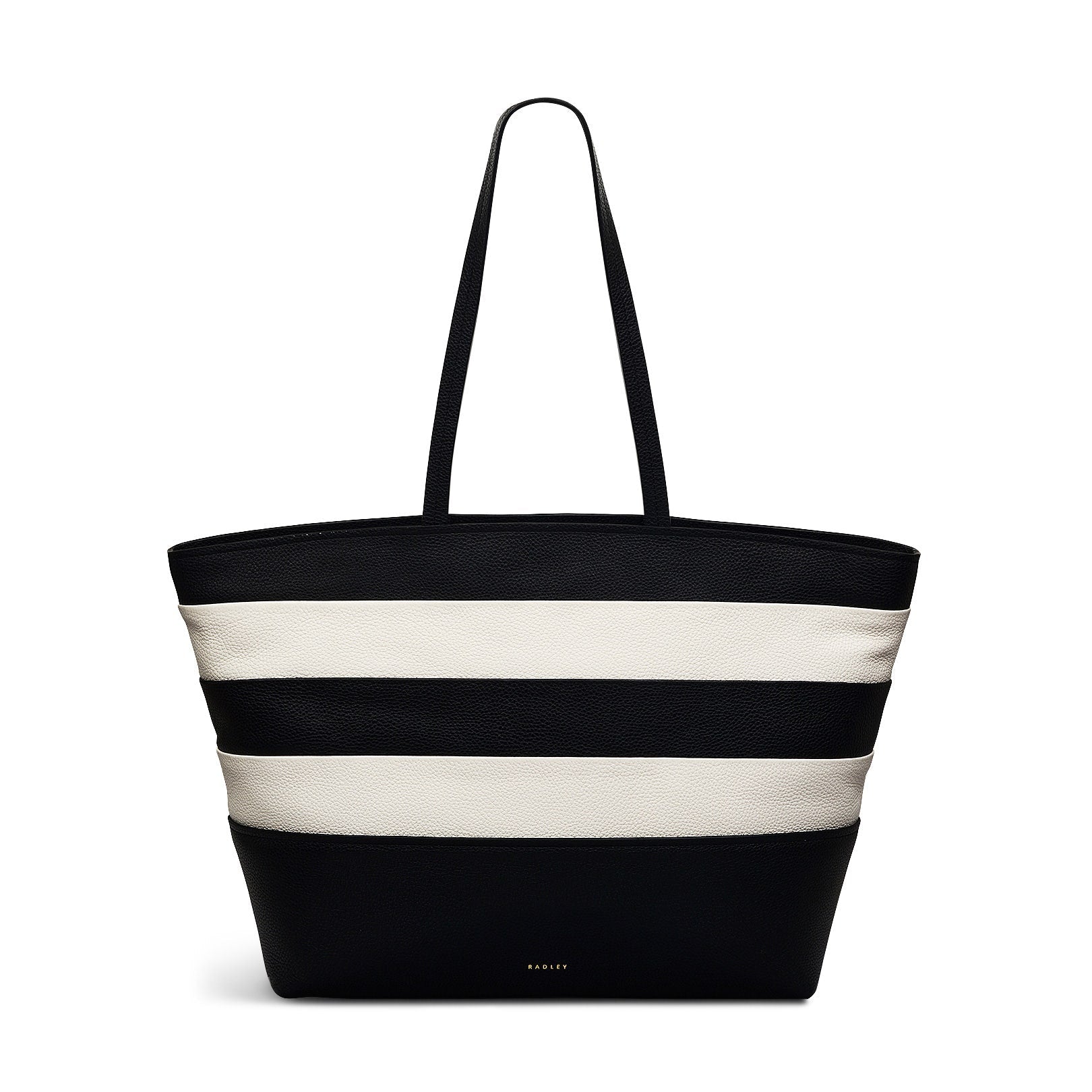 Bishops Lane - Stripe Large Ziptop Tote Bag - OHE13704