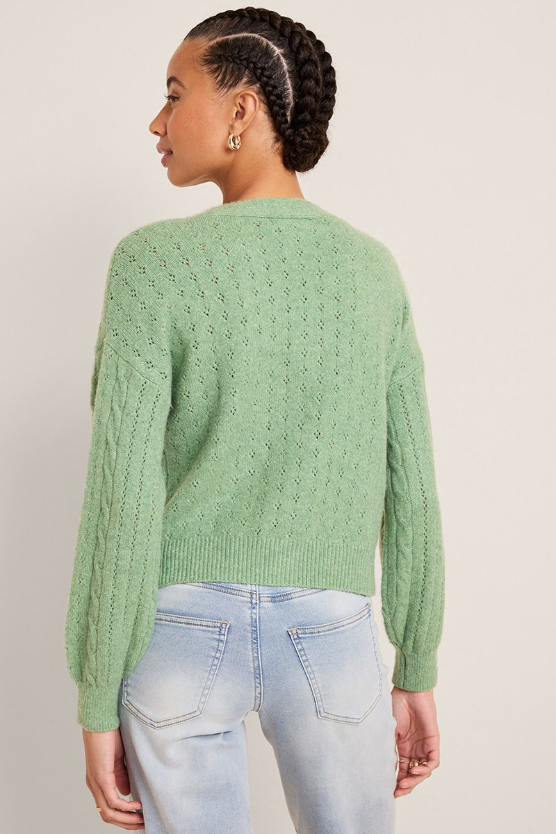 Courtney Cable Knit Cardigan