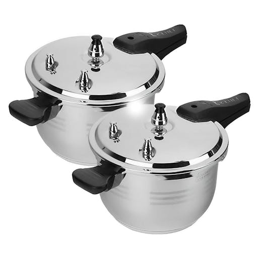 SOGA 5L Stainless Steel Pressure Cooker - Commercial Grade