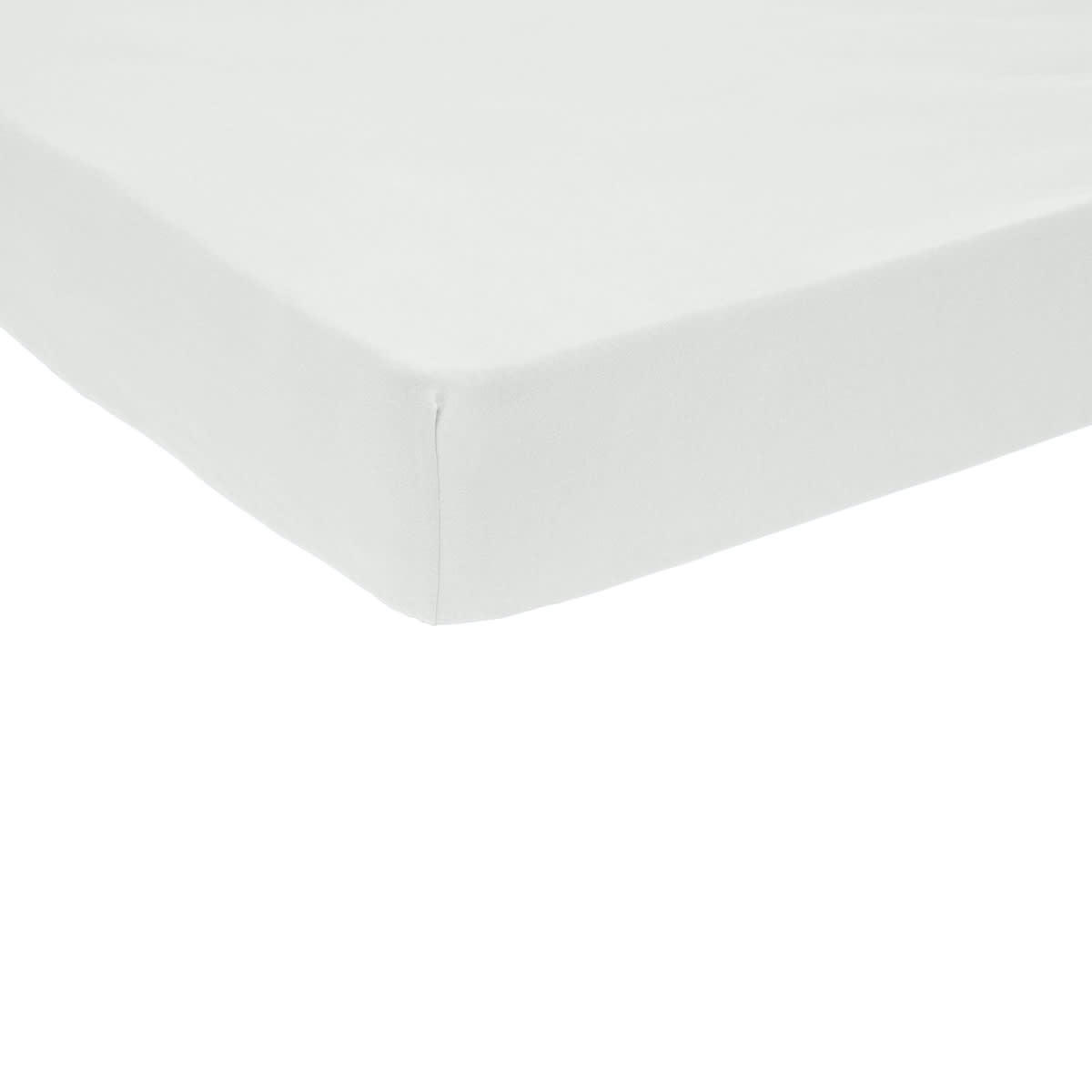 CONFORT - Drap Housse Bébé   Jersey Coloris Blanc 60x120 cm - DODO