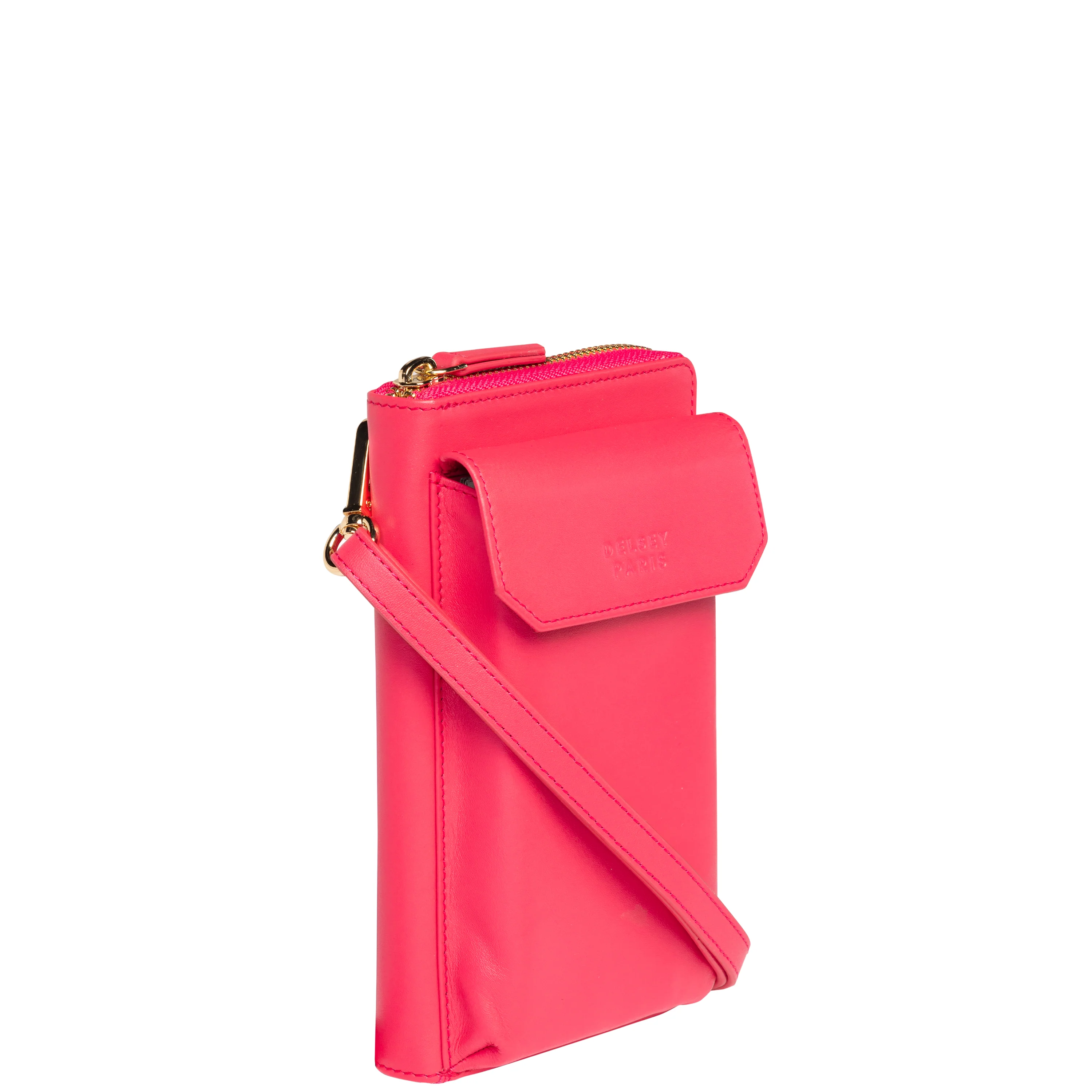 LE CUIR LISSE - SAC BANDOULIÈRE ZIP HORIZONTAL