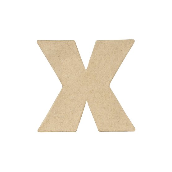 Lowercase Mini Mache Letter X